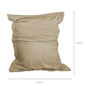 Pouf d'intérieur xxl - beige