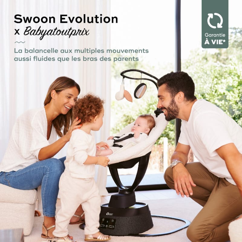 Balancelle swoon evolution curl white (Babymoov) - Image 1