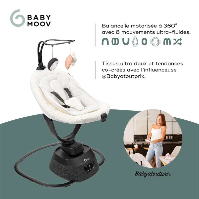 Balancelle swoon evolution curl white (Babymoov) - Image 2