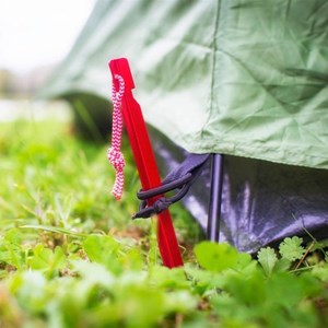 6 piquets de tente cao aluminium dural