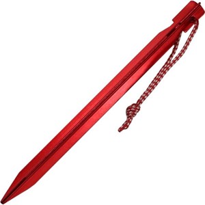 6 piquets de tente cao aluminium dural 180mm 12mmø