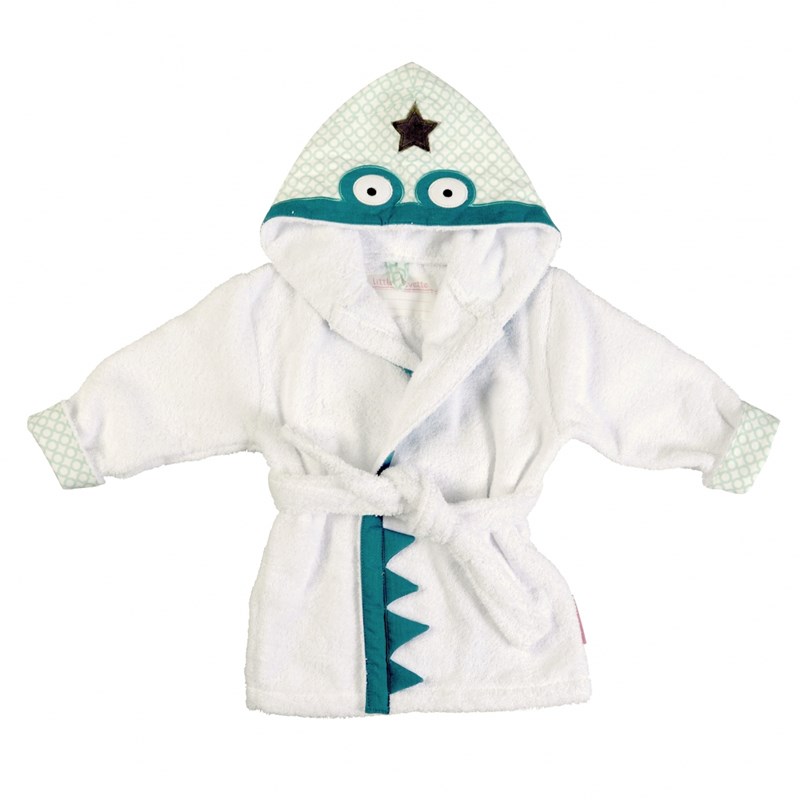 Little Crevette - Peignoir enfant 6-7 ans crocodile
