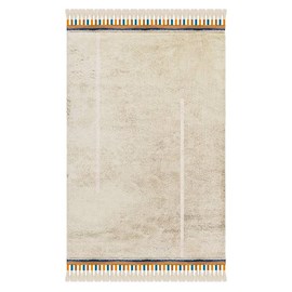 Afk living tapis lavable happy beige sab