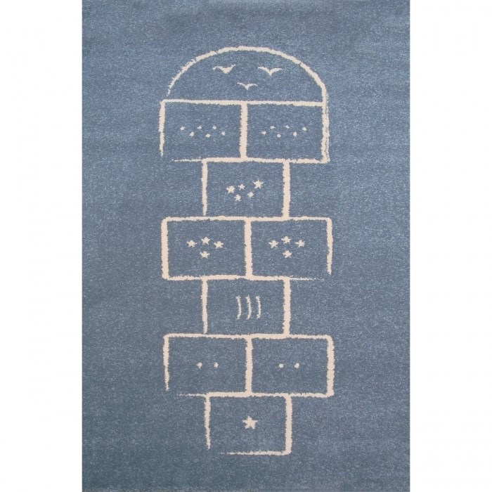Afk living tapis marelle bleue - décorat