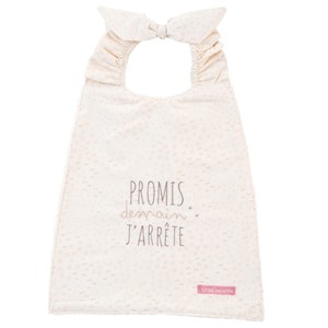 Bavoir élastiqué demain j'arrête