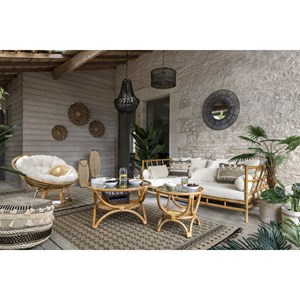 Coussin macramé rectangulaire 30x50cm