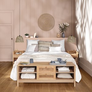 Coussin shine carré avec pompons 59x59cm