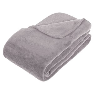 Plaid en microfibre uni - 230x180 cm -
