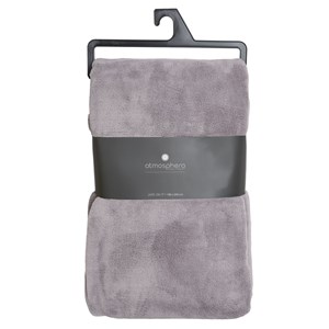 Plaid en microfibre uni - 230x180 cm -