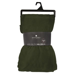 Grand plaid en flanelle uni - 230x180 -