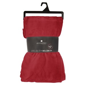 Grand plaid en flanelle uni - 230x180 -