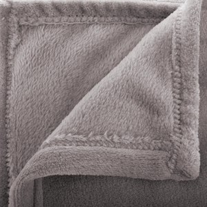 Grand plaid en flanelle uni - 230x180 -