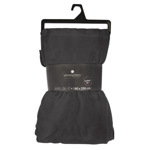 Grand plaid en flanelle uni - 230x180 -