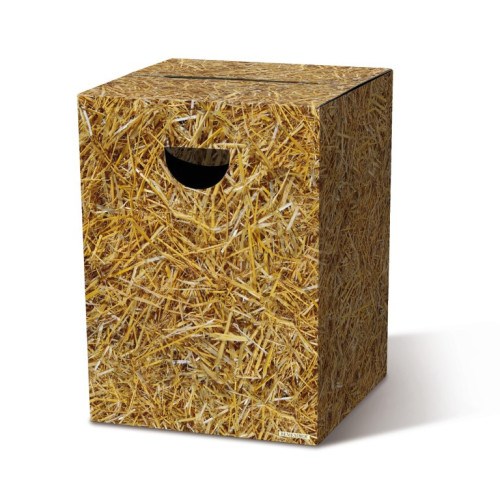 Remember - Tabouret pliable botte de paille