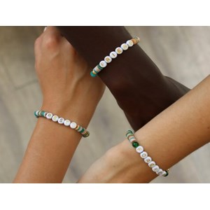 Perles lettres - best friend forever