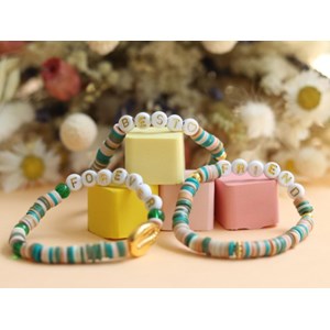 Perles lettres - best friend forever