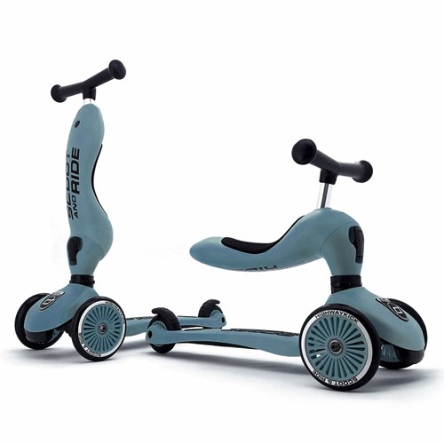 SCOOT AND RIDE - Porteur évolutif highwaykick 1 bleu