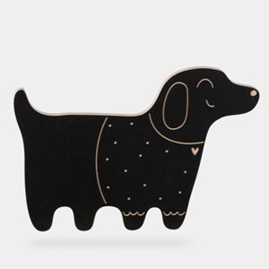 Ardoise - chien -