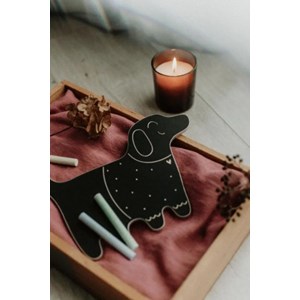 Ardoise - chien -
