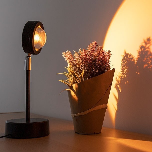 Projecteur LED coucher de soleil avec trépied, Lampes d'ambiance