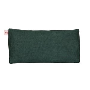 Coussin yeux chauffant en lin - vert