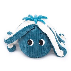 Peluche ptipotos pieuvre bleu filou
