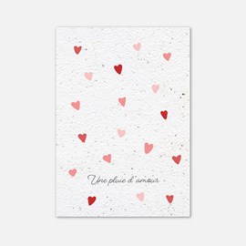 Carte à planter - une pluie d'amour