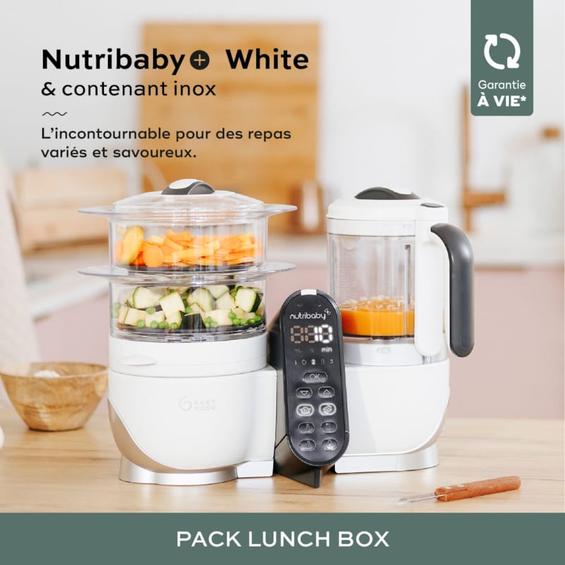 Robot nutribaby(+) blanc + contenant isy (Babymoov) - Image 1