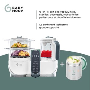 Robot nutribaby(+) blanc + contenant isy Blanc