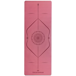 Tapis yoga bordeaux pu-caoutchouc + sac