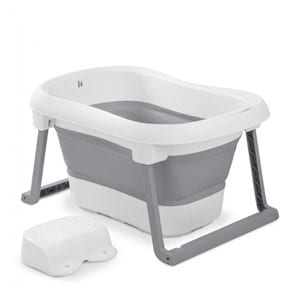 Baignoire wash n fold l blanc-gris