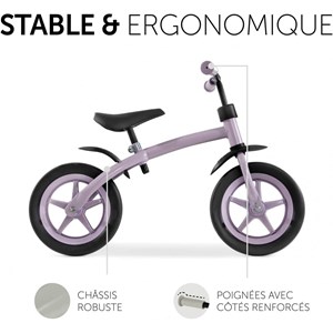 Draisienne super rider 12 lavande