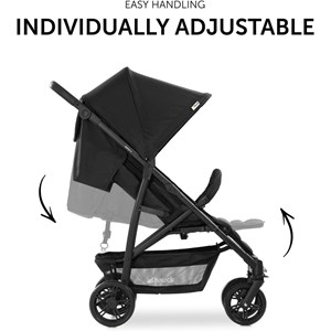 Poussette de courses rapid 4 noir