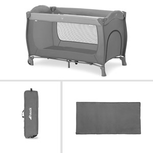 Lit sleep n play go plus gris