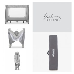 Standard sleep n play sq gris nordique
