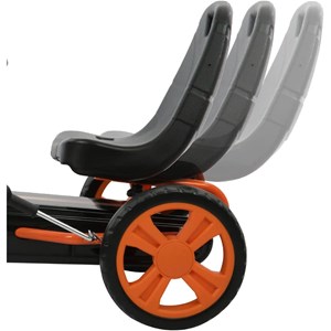 Voiture à pédales speedster orange