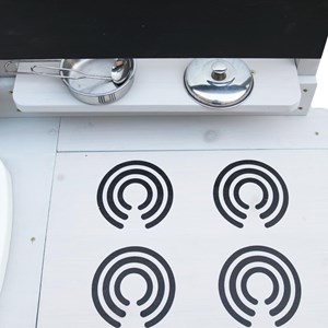 Cuisine d'extérieur pour enfant en bo...