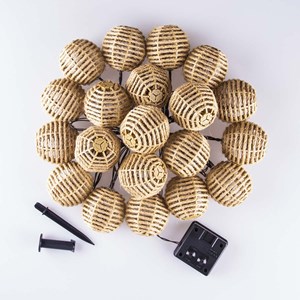 Guirlande lumineuse solaire 20 ampoul...