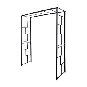 Arche de jardin linéale en acier anth...