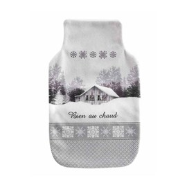 Housse bouillotte polaire 21x34 cm chamo