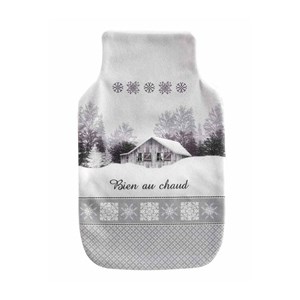 Housse bouillotte polaire 21x34 cm chamo