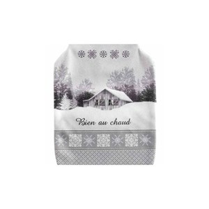Housse bouillotte polaire 21x34 cm chamo