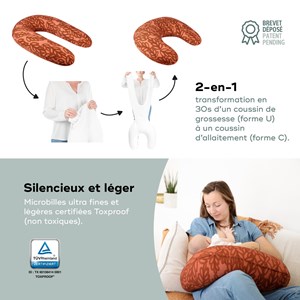 B.love coussin de maternité terracotta Orange