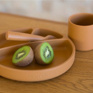 Coffret repas assiette cuillère bavoir