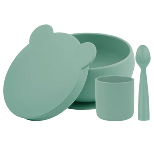 Minikoioi - Coffret 1ers repas bol cuillère gobelet
