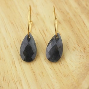 Mini cr&#233;oles goutte - labradorite