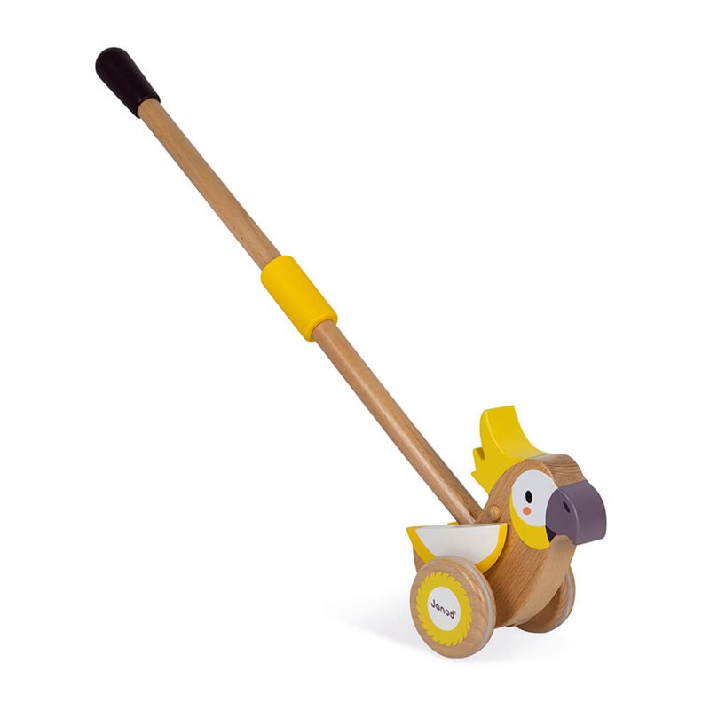 Janod - Cacatoès à pousser en bois