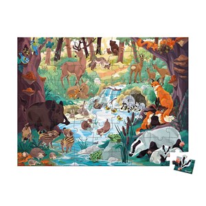 Puzzle les empreintes des animaux 81 pcs