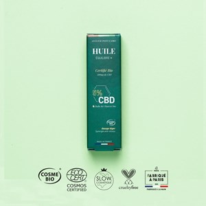 Huile équilibre + 5% cbd certifié bio