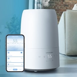 Humidificateur d’air intérieur connecté